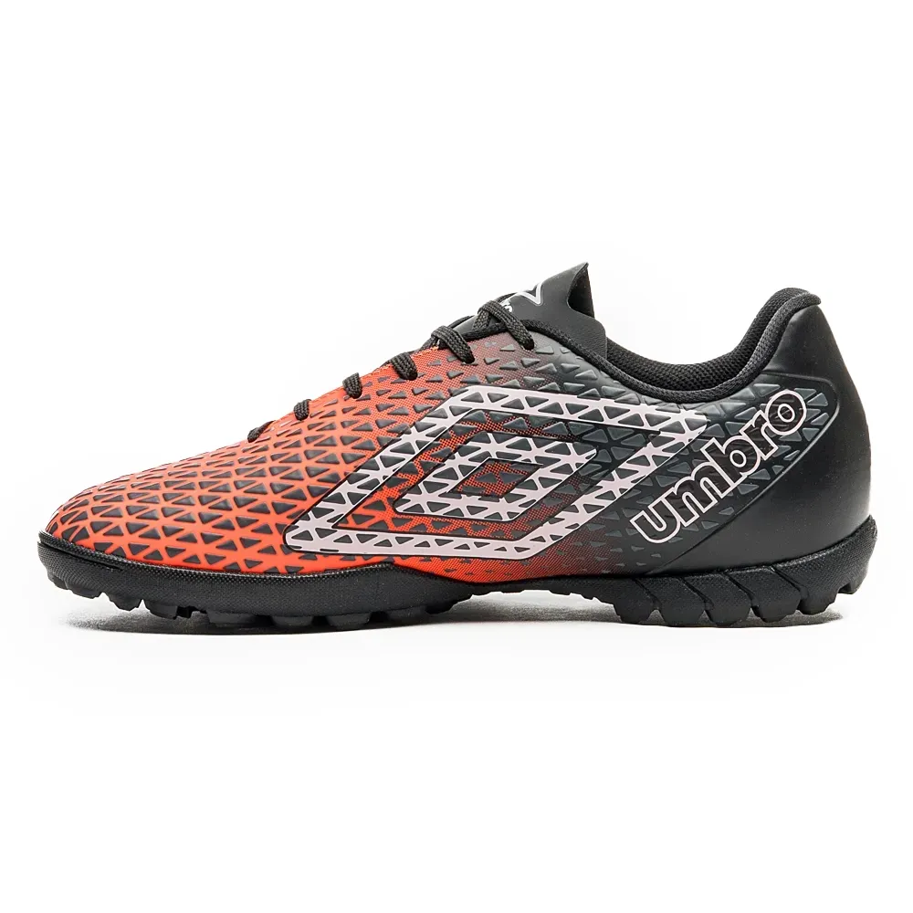 Umbro Chuteira MUTANT U01FB00251-012 CoralPretoBranco Sint -8-